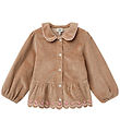 Copenhagen Colors Cardigan - Fløjl - Beige