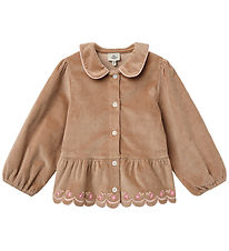 Copenhagen Colors Cardigan - Fløjl - Beige