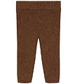 FUB Leggings - Rib - Strik - Uld - Hazel Melange
