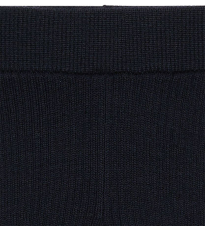 FUB Leggings - Rib - Strik - Uld - Dark Navy