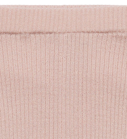FUB Leggings - Rib - Strik - Uld - Pale Rose