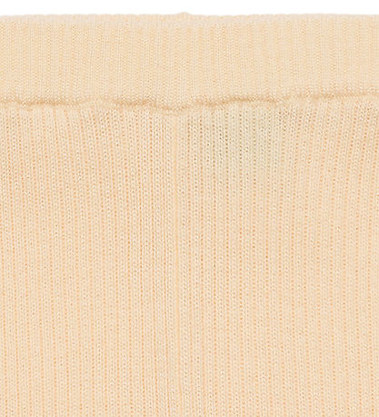 FUB Leggings - Rib - Strik - Uld - Creme