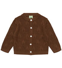 FUB Cardigan - Uld - Baby Leaf - Hazel Melange