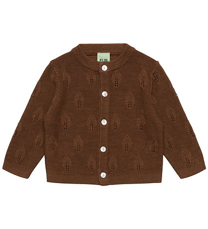 FUB Cardigan - Uld - Baby Leaf - Hazel Melange