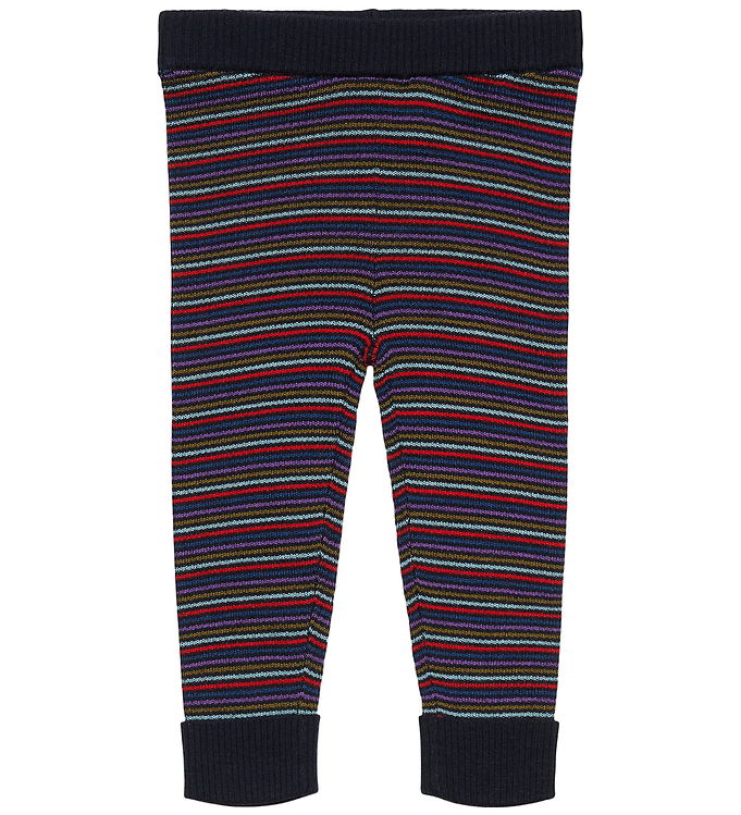 FUB Leggings - Strik - Uld - Multi Stripe