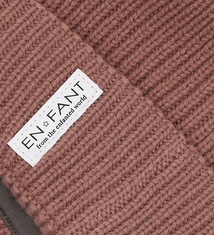 En Fant Hue - Beanie w.Lining - Burlwood