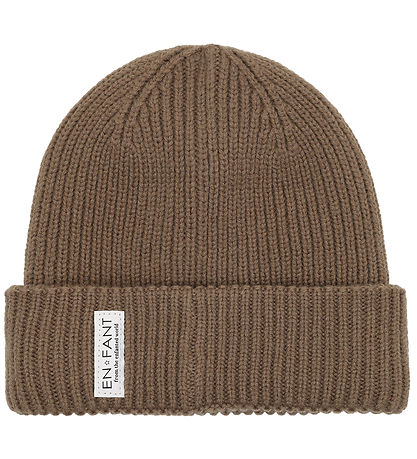 En Fant Hue - Beanie w.Lining - Pine Bark