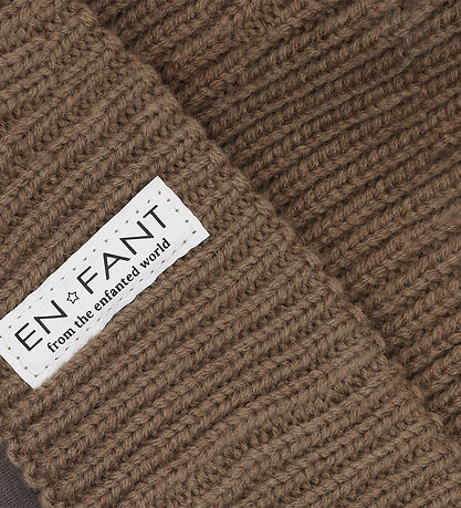 En Fant Hue - Beanie w.Lining - Pine Bark