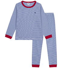 petit Bateau Pyjamas - Ultramarine/Marshmallow
