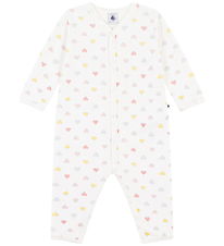 Petit Bateau Heldragt - Dors Bien - Marshmallow/Multico