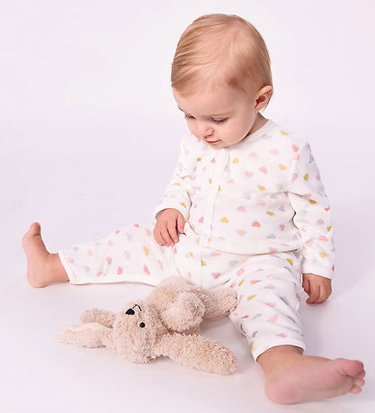 Petit Bateau Heldragt - Dors Bien - Marshmallow/Multico