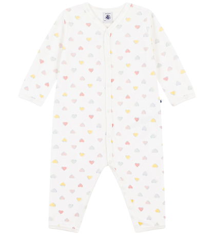 Petit Bateau Heldragt - Dors Bien - Marshmallow/Multico