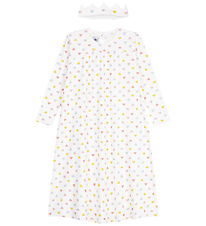 Petit Bateau Kjole - Chemise - Marshmallow/Multico