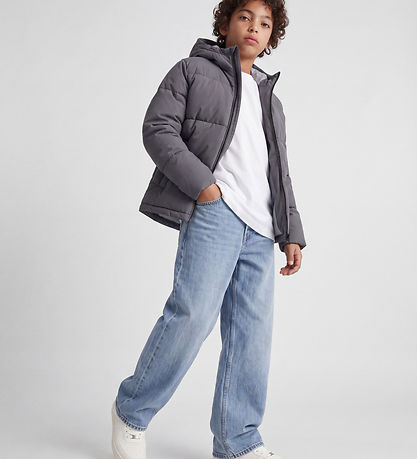 Jack & Jones Dynejakke - JjGalaxy - Asphalt