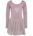 Hummel Gymnastikdragt - hmlJR - Glitter - Sea Fog