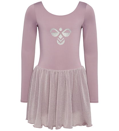 Hummel Gymnastikdragt - hmlJR - Glitter - Sea Fog