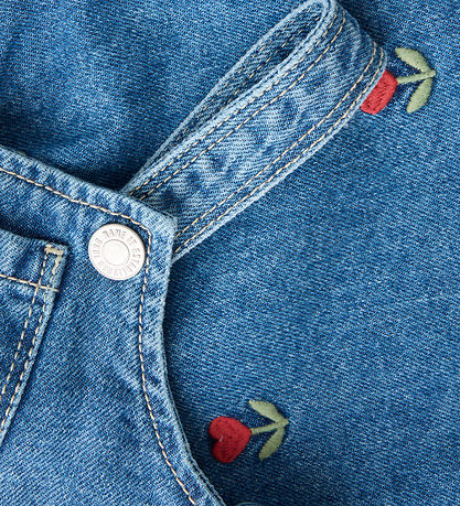 Name It Kjole - NbfMalo - Medium Blue Denim/EMB