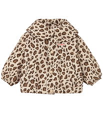 Tiny Cottons Jakke - Animal Print - Dark Vanilla