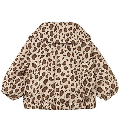 Tiny Cottons Jakke - Animal Print - Dark Vanilla
