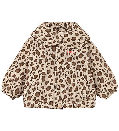 Tiny Cottons Jakke - Animal Print - Dark Vanilla
