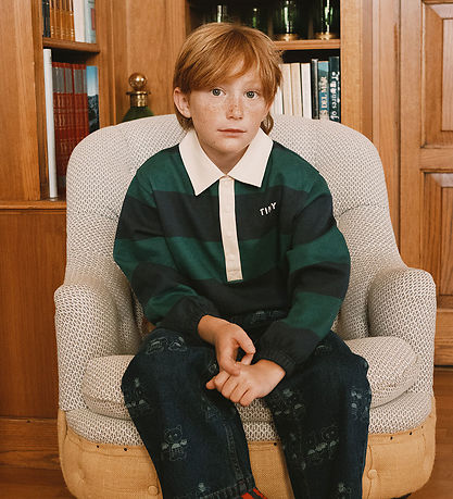 Tiny Cottons Sweatshirt - Polo - Dark Green