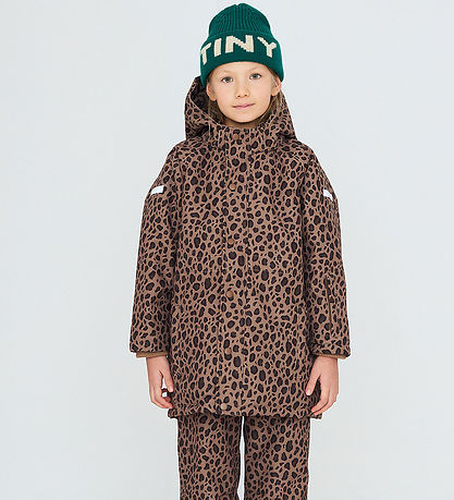 Tiny Cottons Jacket - Animal Print - Mocha