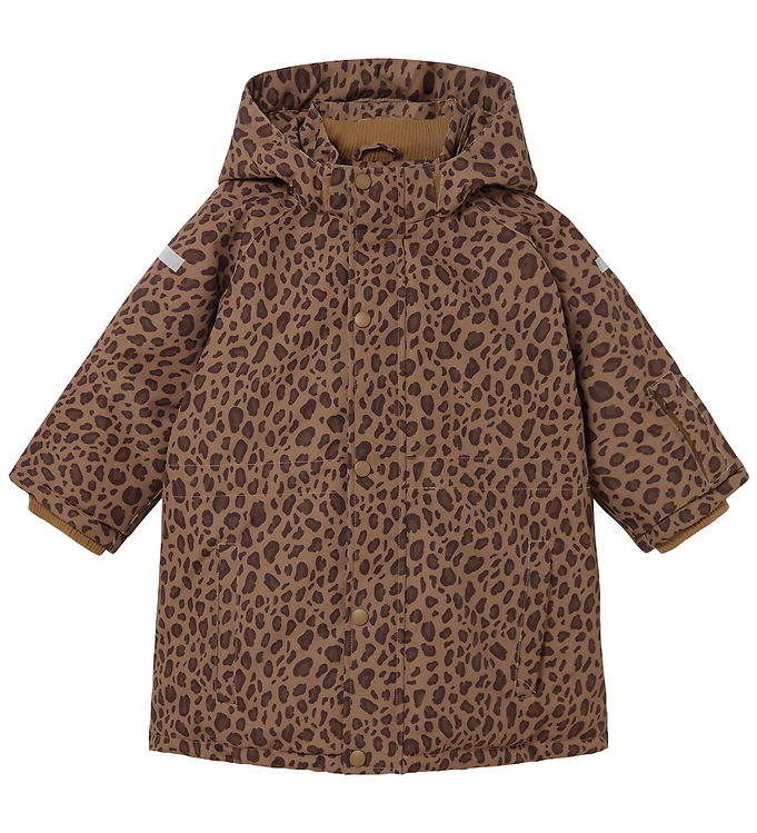 Tiny Cottons Jakke - Animal Print - Mocha