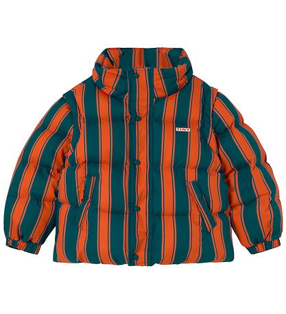 Tiny Cottons Jakke - Retro Stripes - Summer Red