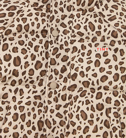 Tiny Cottons Jakke - Animal Print - Dark Vanilla