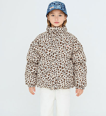 Tiny Cottons Jakke - Animal Print - Dark Vanilla
