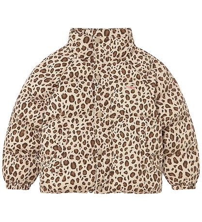 Tiny Cottons Jakke - Animal Print - Dark Vanilla