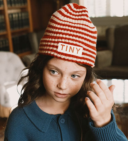 Tiny Cottons Hue - Stripes - Dark Red