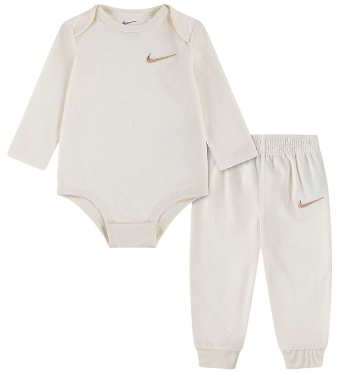 Nike Sæt Body l/æ/Bukser - Pale Ivory