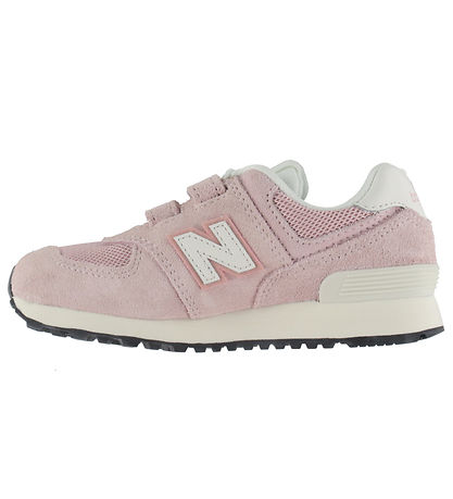 New Balance Sko - 574 - Hook & Loop - Pink/White