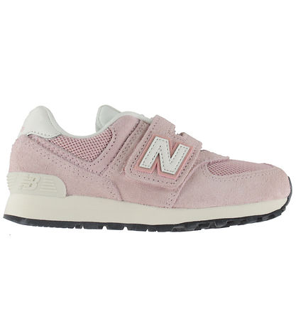 New Balance Sko - 574 - Hook & Loop - Pink/White