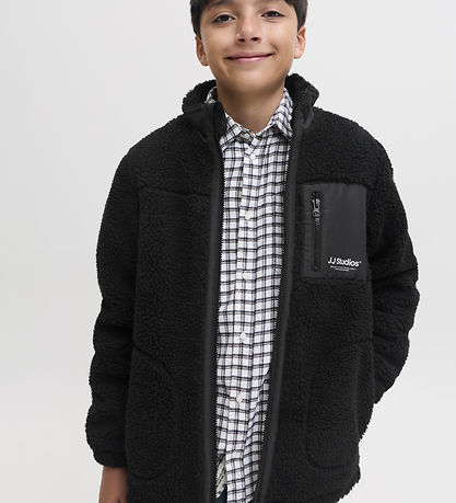 Jack & Jones Fleecejakke - JjeSoho - Sort