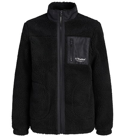 Jack & Jones Fleecejakke - JjeSoho - Sort