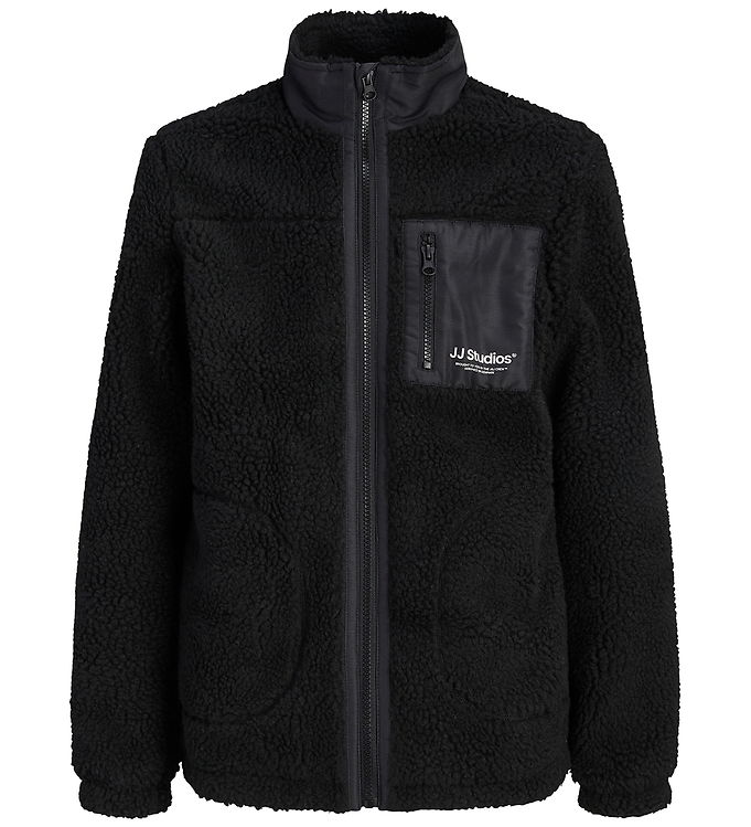 Jack & Jones Fleecejakke - JjeSoho - Sort
