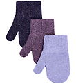 Mikk-Line Luffer - Uld - 3-pak - Plum Perfect-Catawaba Grape-Pur