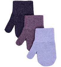Mikk-Line Luffer - Uld - 3-pak - Plum Perfect-Catawaba Grape-Pur