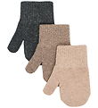 Mikk-Line Luffer - Uld - 3-pak - Rose Melange-Melange Denver-Dar