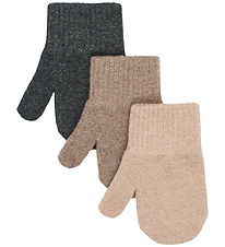 Mikk-Line Luffer - Uld - 3-pak - Rose Melange-Melange Denver-Dar