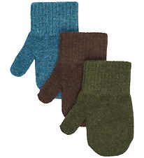 Mikk-Line Luffer - Uld - Blue Mirage-Kombu Green-Coffee Bean