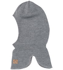 Mikk-Line Elefanthue - Strik - Uld - 2-lags - Shark