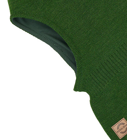 Mikk-Line Elefanthue - Strik - Uld - 2-lags - Kombu Green