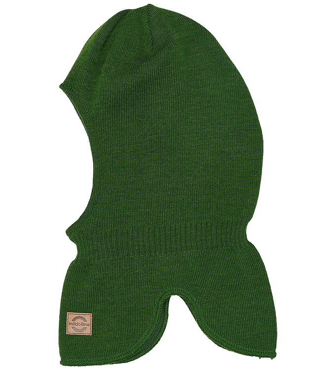 Mikk-Line Elefanthue - Strik - Uld - 2-lags - Kombu Green