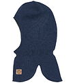 Mikk-Line Balaclava - Knitted - Wool - 2-layer - Blue Nights