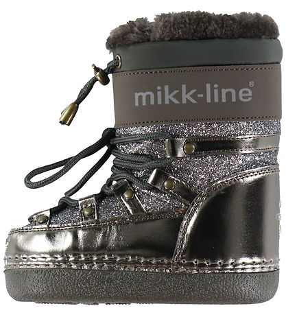 Mikk-Line Vinterstøvler - Dark Shadow m. Glitter