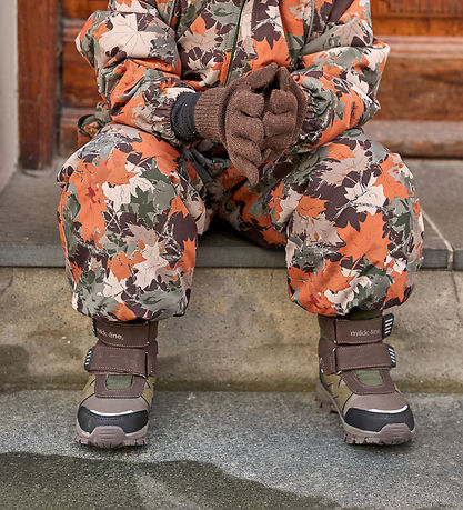 Mikk-Line Vinterstøvler - Tex Velcro - Kombu Green