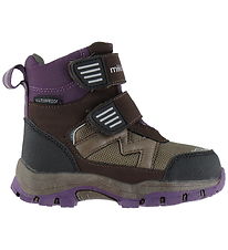 Mikk-Line Vinterstøvler - Tex Velcro - Plum Perfect